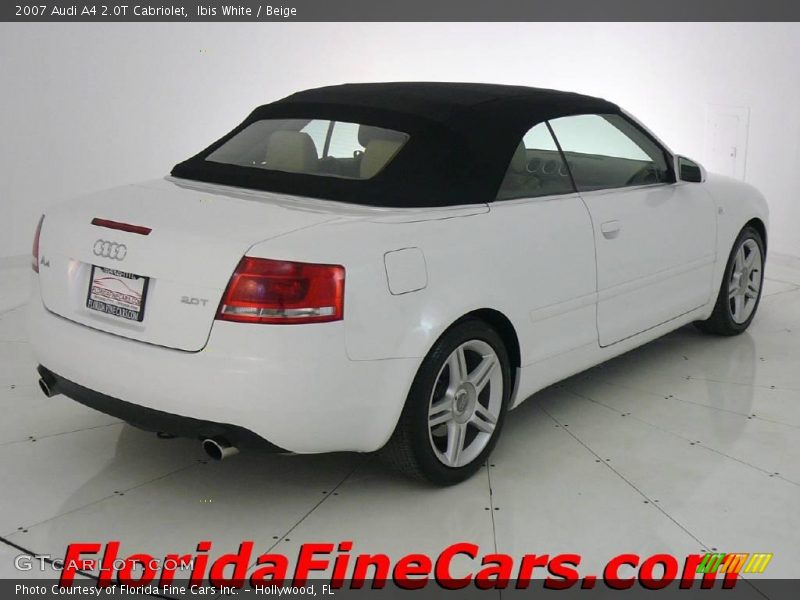Ibis White / Beige 2007 Audi A4 2.0T Cabriolet