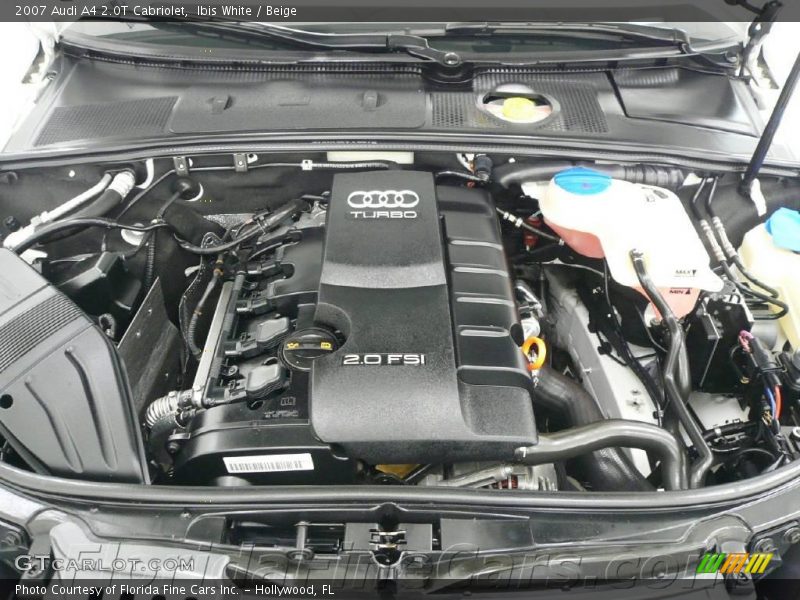 Ibis White / Beige 2007 Audi A4 2.0T Cabriolet