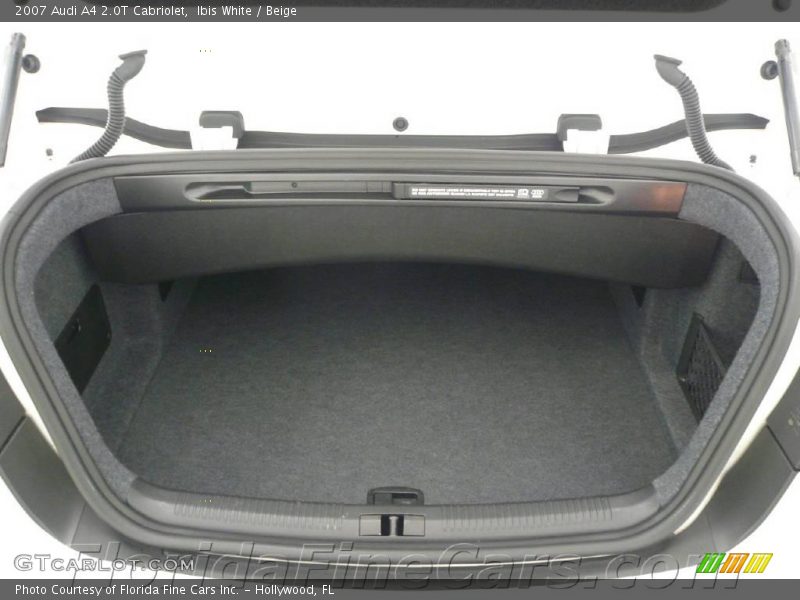 Ibis White / Beige 2007 Audi A4 2.0T Cabriolet