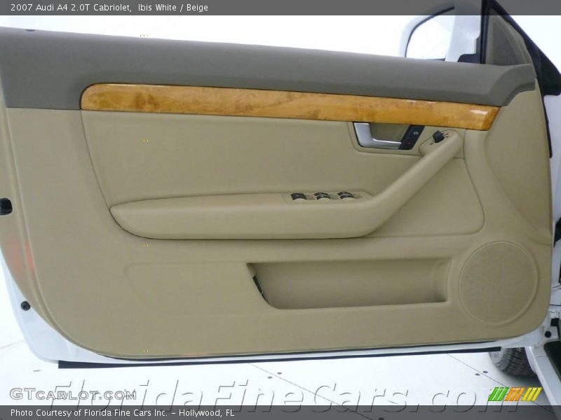 Ibis White / Beige 2007 Audi A4 2.0T Cabriolet
