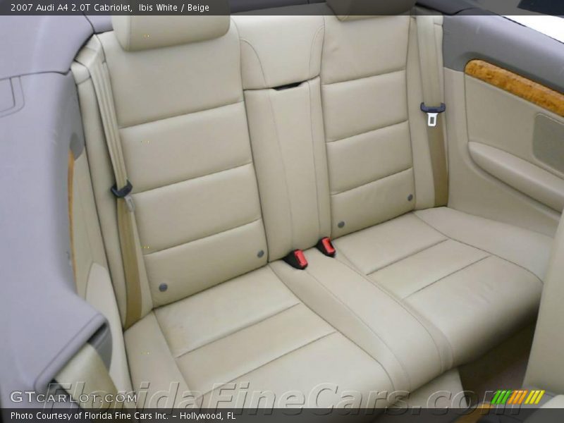 Ibis White / Beige 2007 Audi A4 2.0T Cabriolet