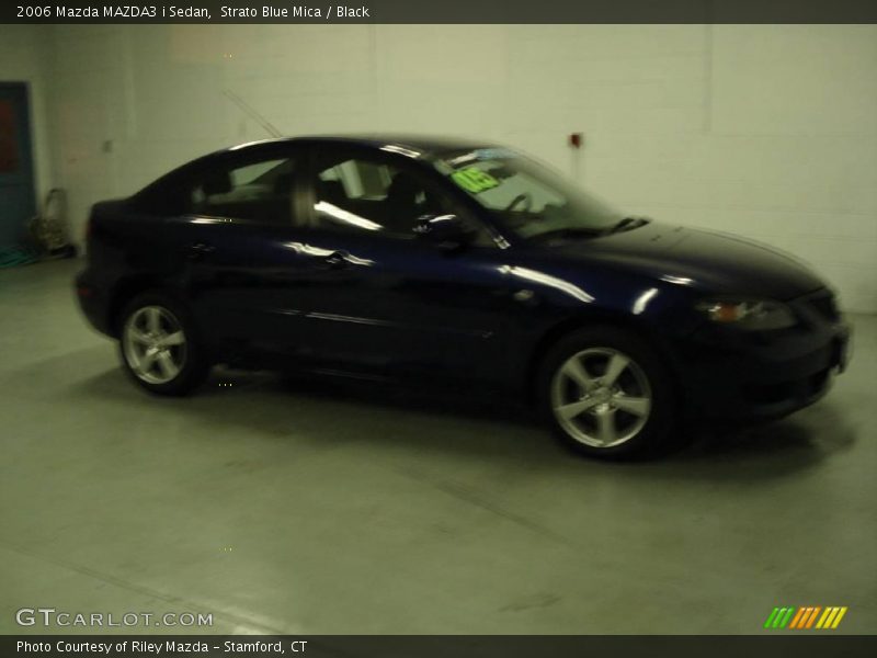 Strato Blue Mica / Black 2006 Mazda MAZDA3 i Sedan