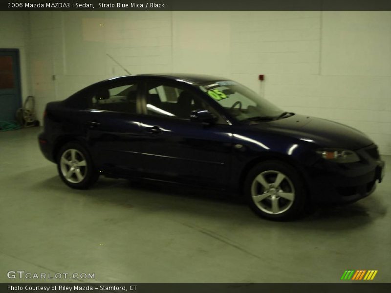 Strato Blue Mica / Black 2006 Mazda MAZDA3 i Sedan