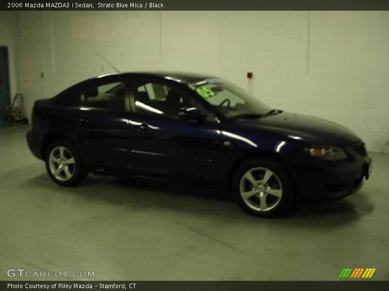 Strato Blue Mica / Black 2006 Mazda MAZDA3 i Sedan