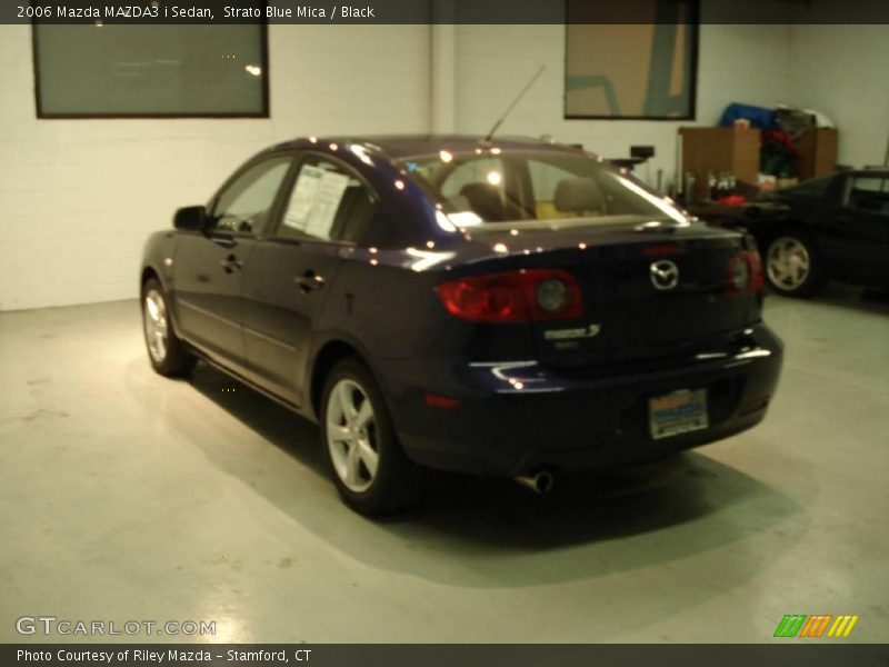 Strato Blue Mica / Black 2006 Mazda MAZDA3 i Sedan