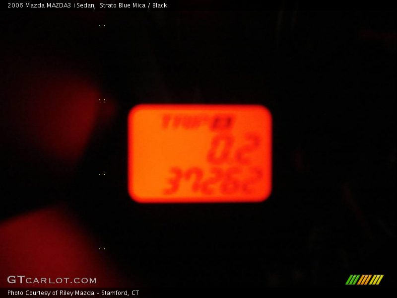 Strato Blue Mica / Black 2006 Mazda MAZDA3 i Sedan