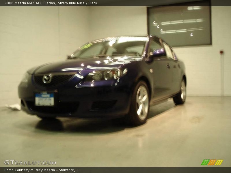Strato Blue Mica / Black 2006 Mazda MAZDA3 i Sedan