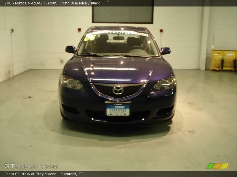 Strato Blue Mica / Black 2006 Mazda MAZDA3 i Sedan