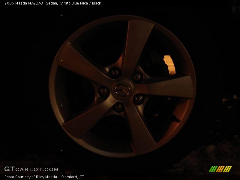 Strato Blue Mica / Black 2006 Mazda MAZDA3 i Sedan
