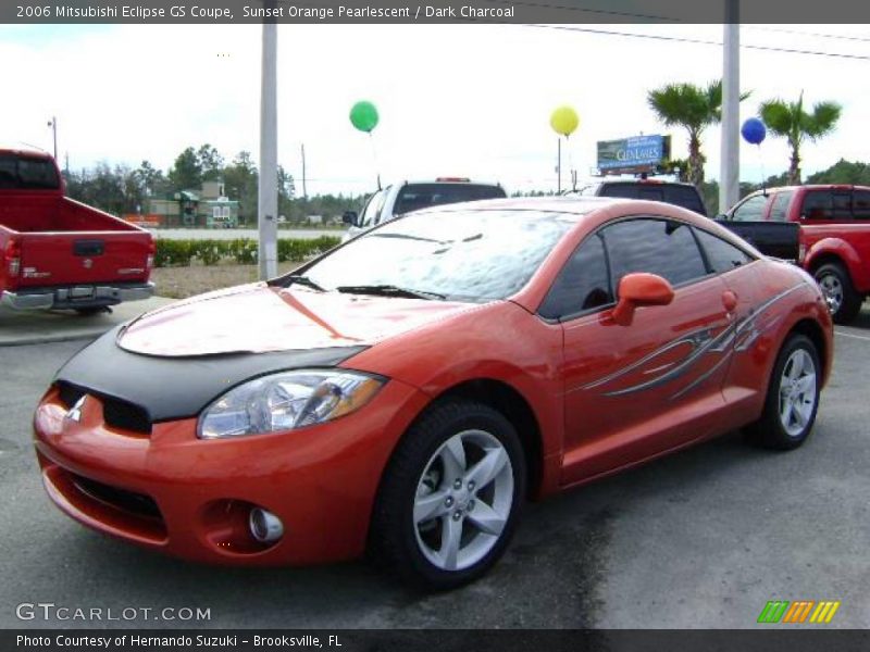 Sunset Orange Pearlescent / Dark Charcoal 2006 Mitsubishi Eclipse GS Coupe