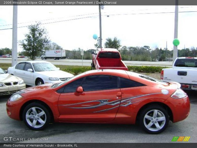 Sunset Orange Pearlescent / Dark Charcoal 2006 Mitsubishi Eclipse GS Coupe