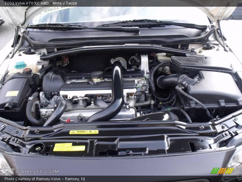 White / Taupe 2001 Volvo V70 XC AWD