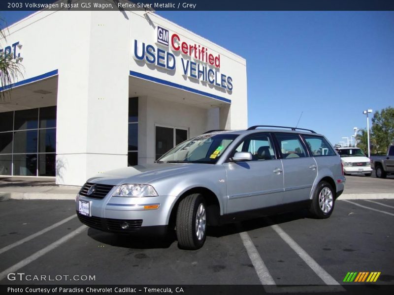 Reflex Silver Metallic / Grey 2003 Volkswagen Passat GLS Wagon