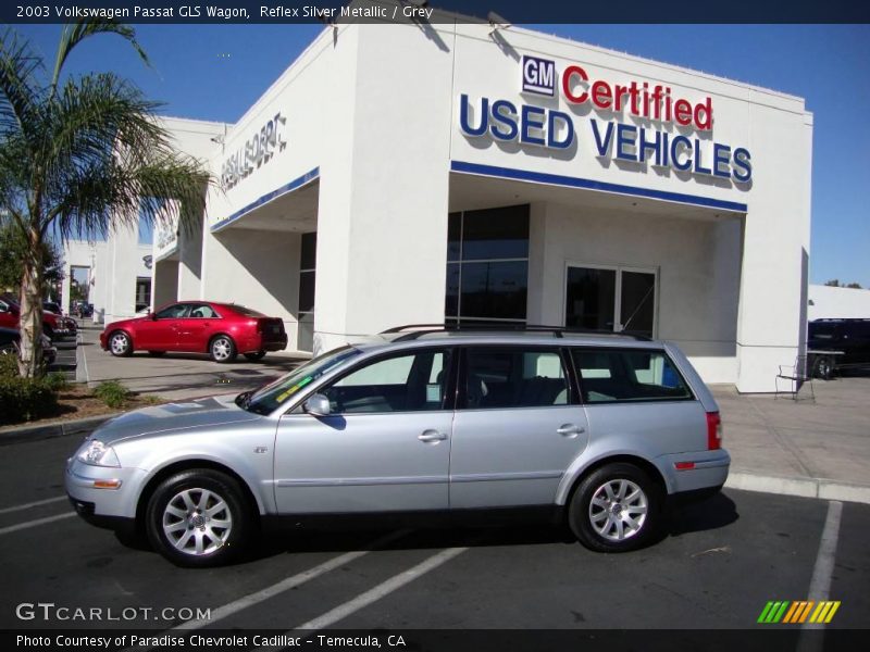 Reflex Silver Metallic / Grey 2003 Volkswagen Passat GLS Wagon