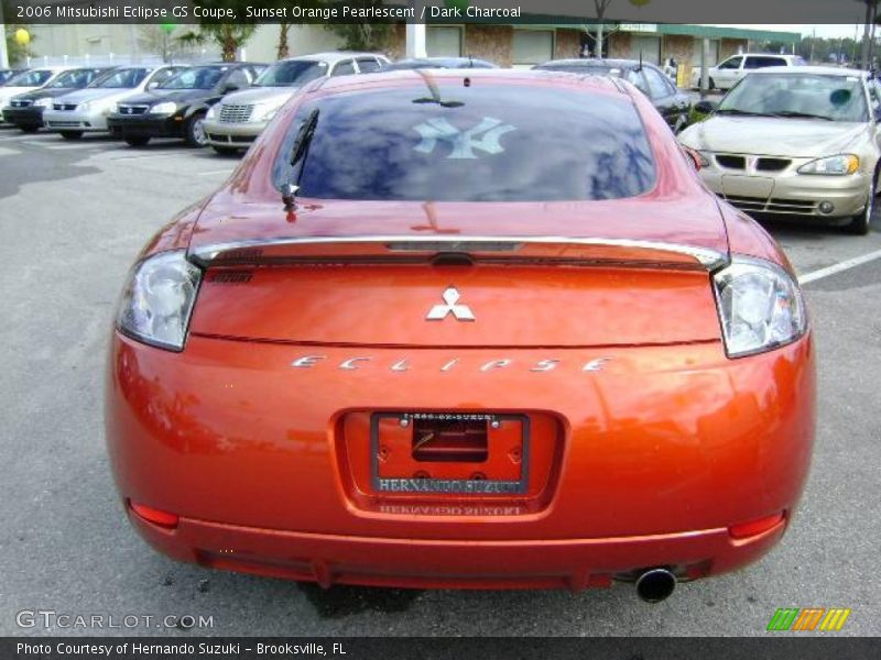 Sunset Orange Pearlescent / Dark Charcoal 2006 Mitsubishi Eclipse GS Coupe
