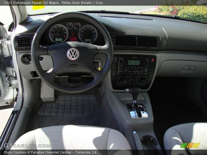 Reflex Silver Metallic / Grey 2003 Volkswagen Passat GLS Wagon