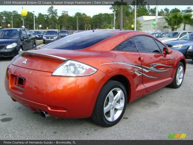 Sunset Orange Pearlescent / Dark Charcoal 2006 Mitsubishi Eclipse GS Coupe