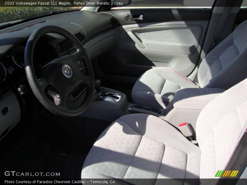 Reflex Silver Metallic / Grey 2003 Volkswagen Passat GLS Wagon