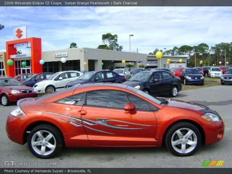 Sunset Orange Pearlescent / Dark Charcoal 2006 Mitsubishi Eclipse GS Coupe