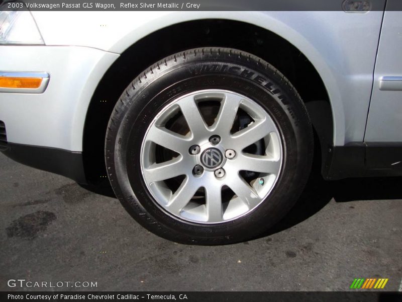 Reflex Silver Metallic / Grey 2003 Volkswagen Passat GLS Wagon