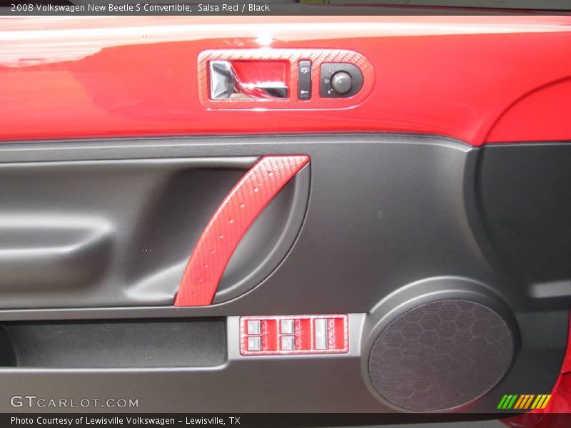 Salsa Red / Black 2008 Volkswagen New Beetle S Convertible