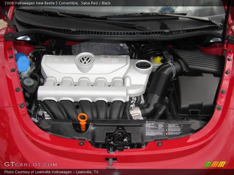 Salsa Red / Black 2008 Volkswagen New Beetle S Convertible