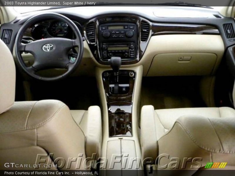 Super White / Ivory 2003 Toyota Highlander Limited