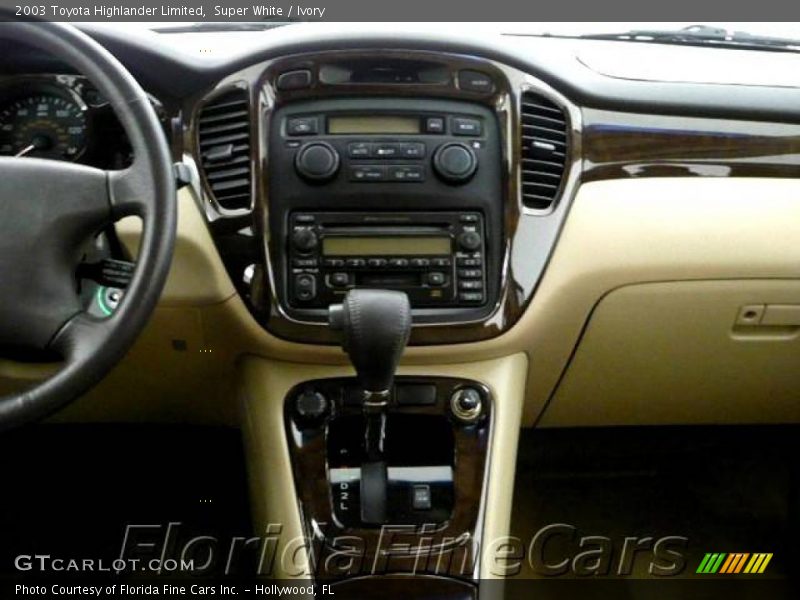 Super White / Ivory 2003 Toyota Highlander Limited