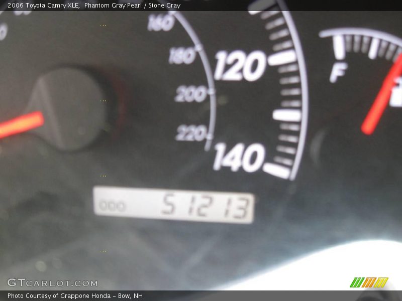 Phantom Gray Pearl / Stone Gray 2006 Toyota Camry XLE