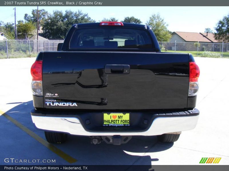 Black / Graphite Gray 2007 Toyota Tundra SR5 CrewMax