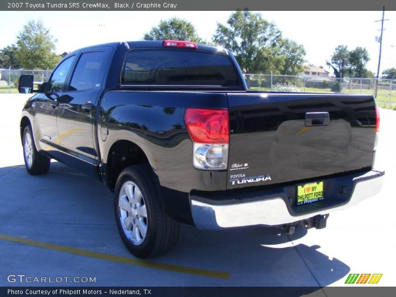 Black / Graphite Gray 2007 Toyota Tundra SR5 CrewMax