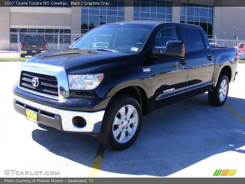 Black / Graphite Gray 2007 Toyota Tundra SR5 CrewMax