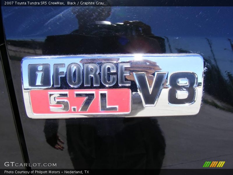 Black / Graphite Gray 2007 Toyota Tundra SR5 CrewMax