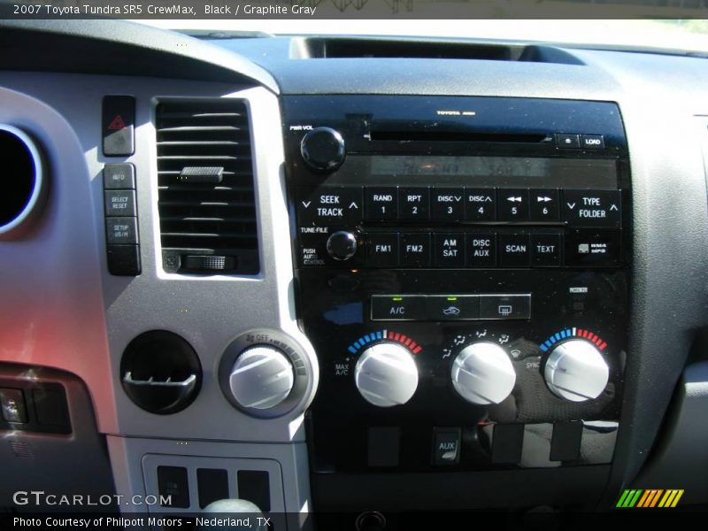 Black / Graphite Gray 2007 Toyota Tundra SR5 CrewMax