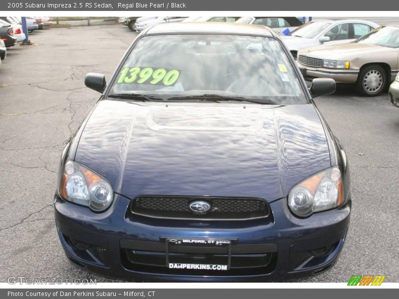 Regal Blue Pearl / Black 2005 Subaru Impreza 2.5 RS Sedan