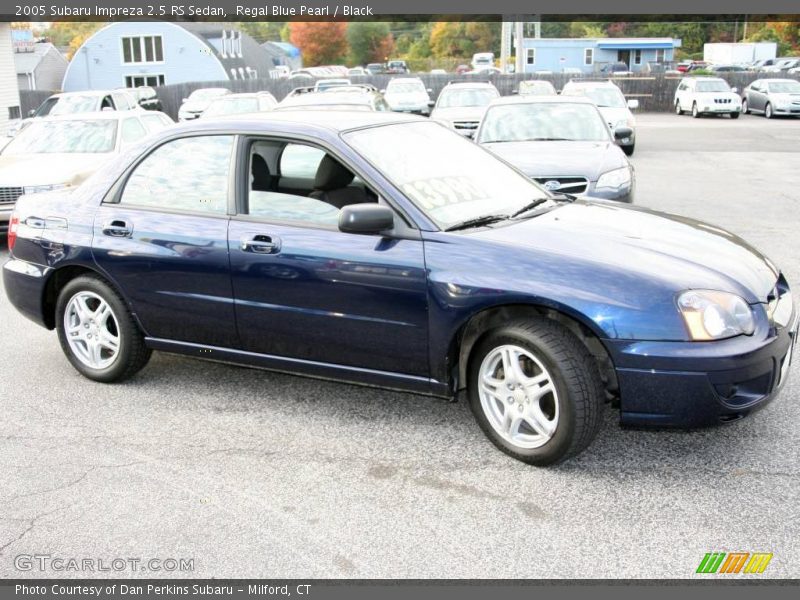 Regal Blue Pearl / Black 2005 Subaru Impreza 2.5 RS Sedan