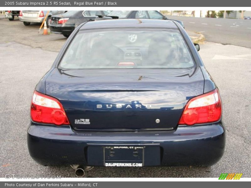 Regal Blue Pearl / Black 2005 Subaru Impreza 2.5 RS Sedan