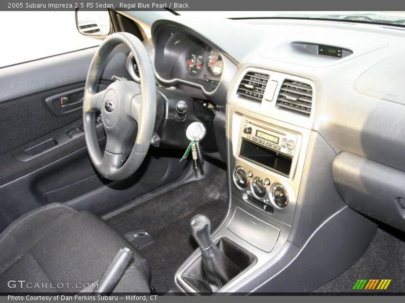 Regal Blue Pearl / Black 2005 Subaru Impreza 2.5 RS Sedan