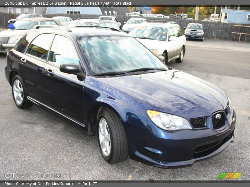 Regal Blue Pearl / Anthracite Black 2006 Subaru Impreza 2.5i Wagon