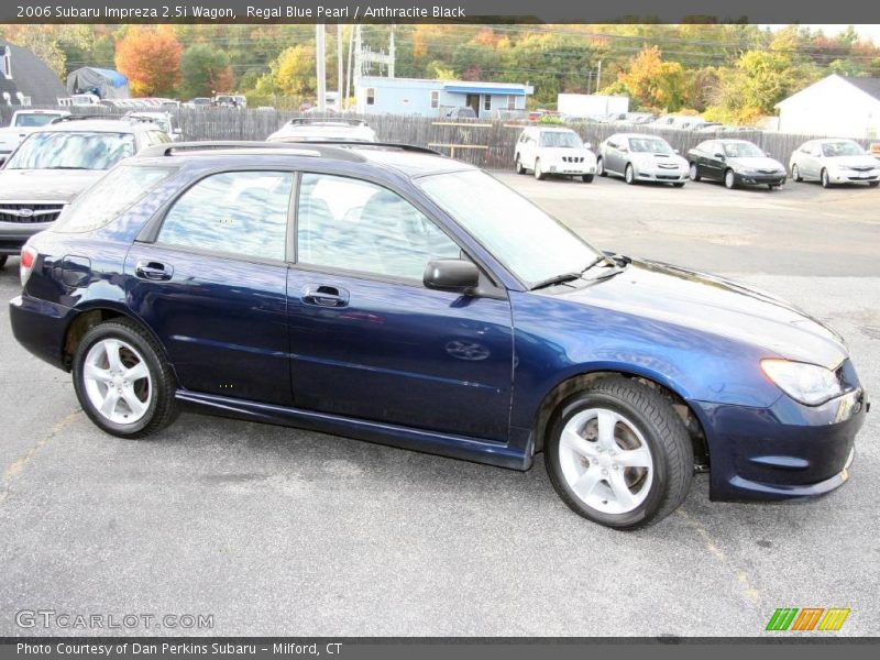 Regal Blue Pearl / Anthracite Black 2006 Subaru Impreza 2.5i Wagon