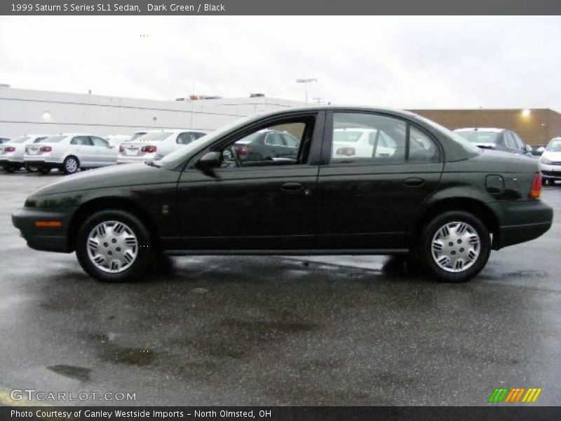 Dark Green / Black 1999 Saturn S Series SL1 Sedan