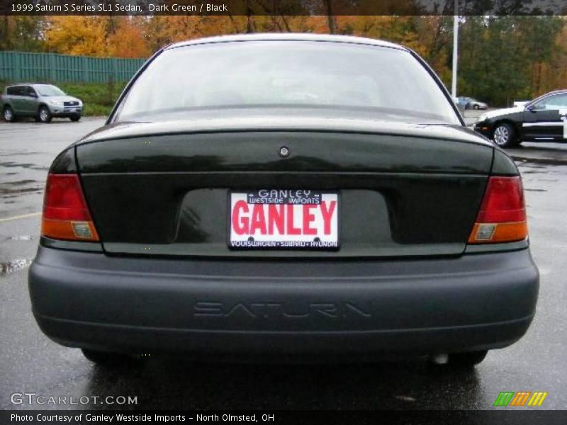 Dark Green / Black 1999 Saturn S Series SL1 Sedan