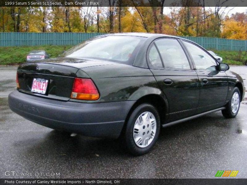 Dark Green / Black 1999 Saturn S Series SL1 Sedan