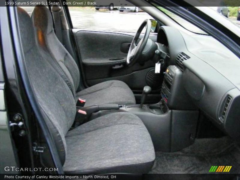 Dark Green / Black 1999 Saturn S Series SL1 Sedan