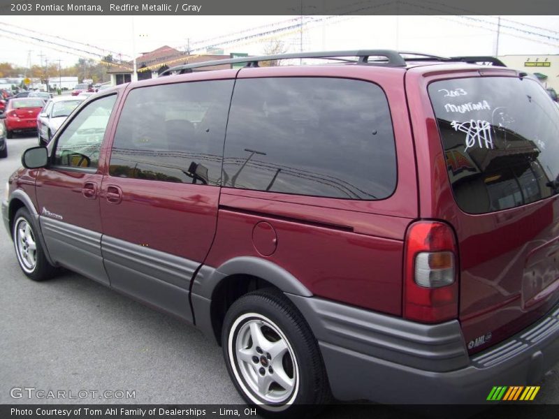 Redfire Metallic / Gray 2003 Pontiac Montana