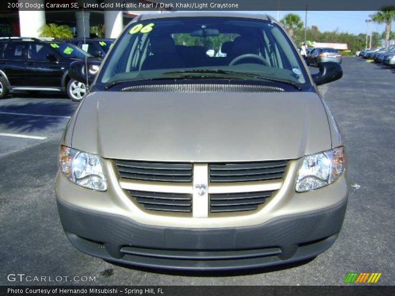 Linen Gold Metallic Pearl / Dark Khaki/Light Graystone 2006 Dodge Caravan SE