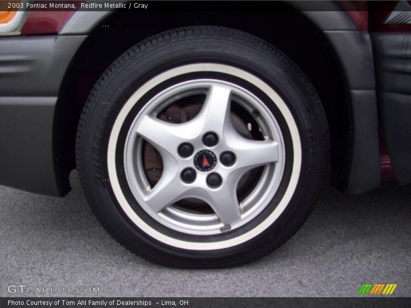 Redfire Metallic / Gray 2003 Pontiac Montana