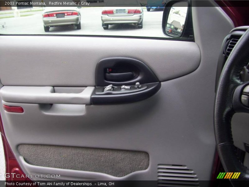 Redfire Metallic / Gray 2003 Pontiac Montana