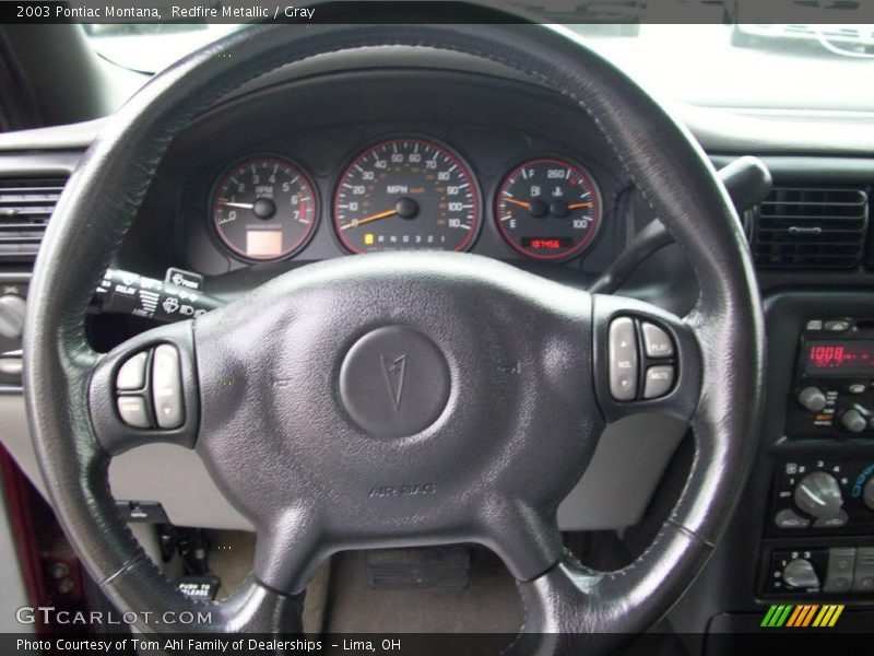 Redfire Metallic / Gray 2003 Pontiac Montana