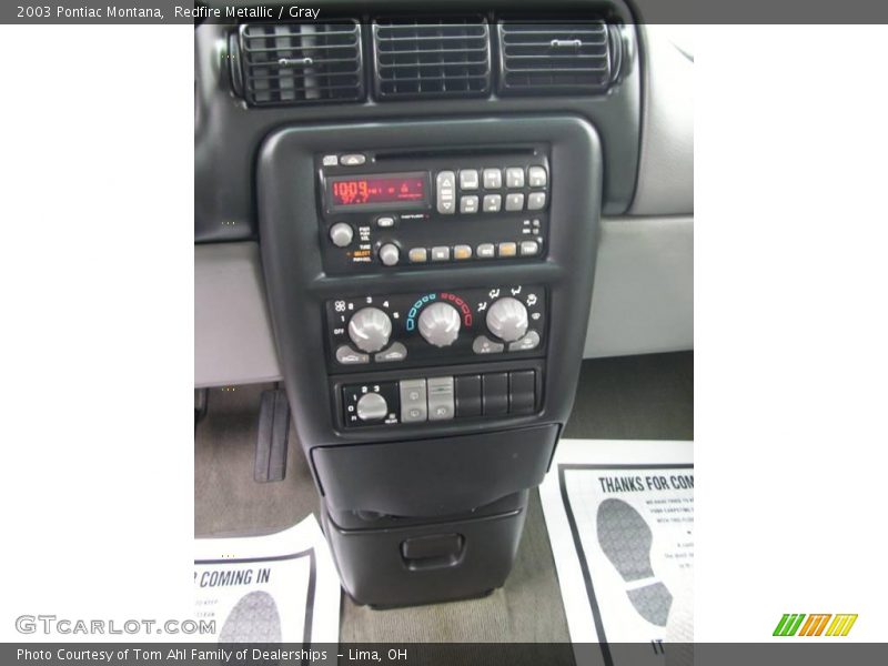 Redfire Metallic / Gray 2003 Pontiac Montana
